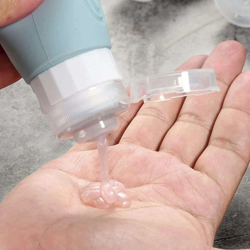 Silikónové cestovné fľaštičky do lietadla 100 ml