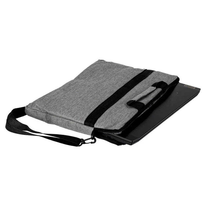 Taška na notebook 15,6" s odnímateľným ramenným popruhom sivá