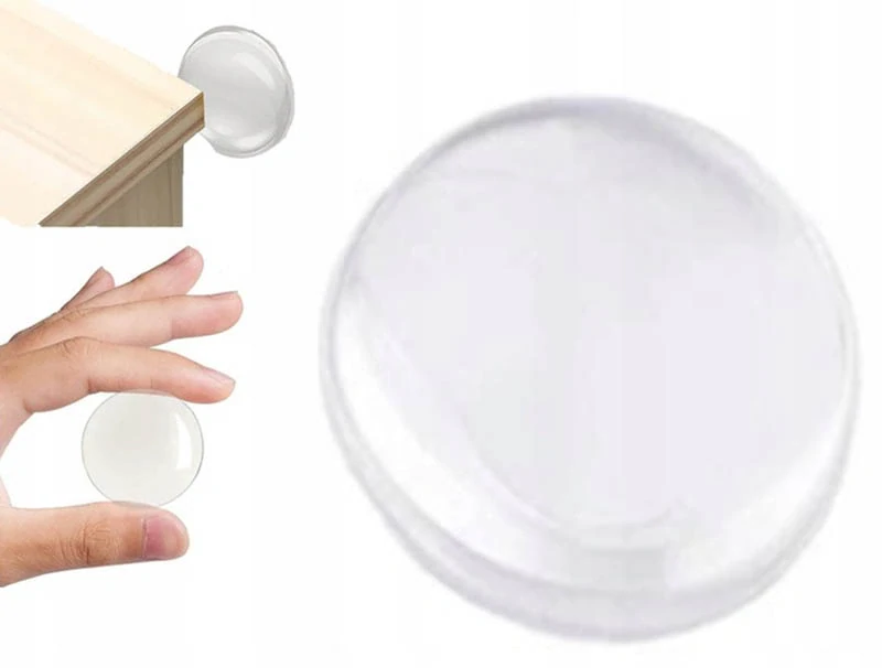 Samolepiaci nástenný doraz 30 × 5 mm – 12 ks