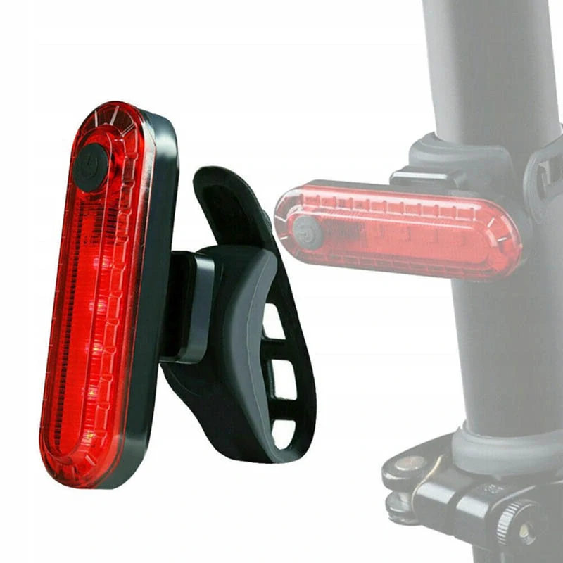 Súprava cyklistických LED svetiel USB predné + zadné