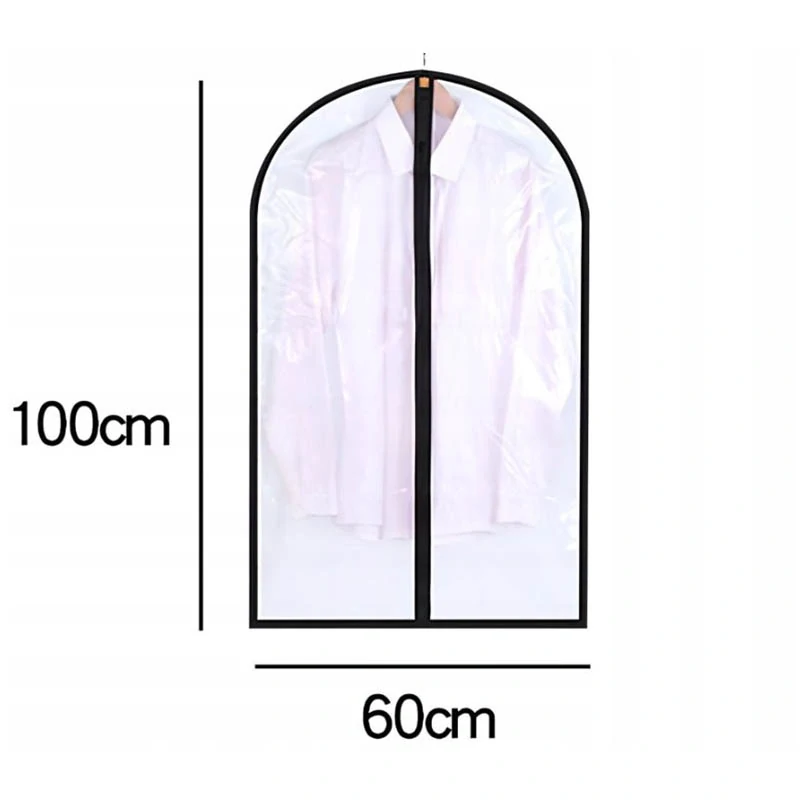 Ochranný obal na oblek a odev 60 × 100 cm so zipsom
