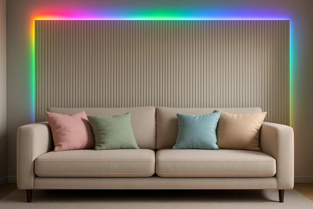 Neónový LED pás RGB 00 m 220–240V