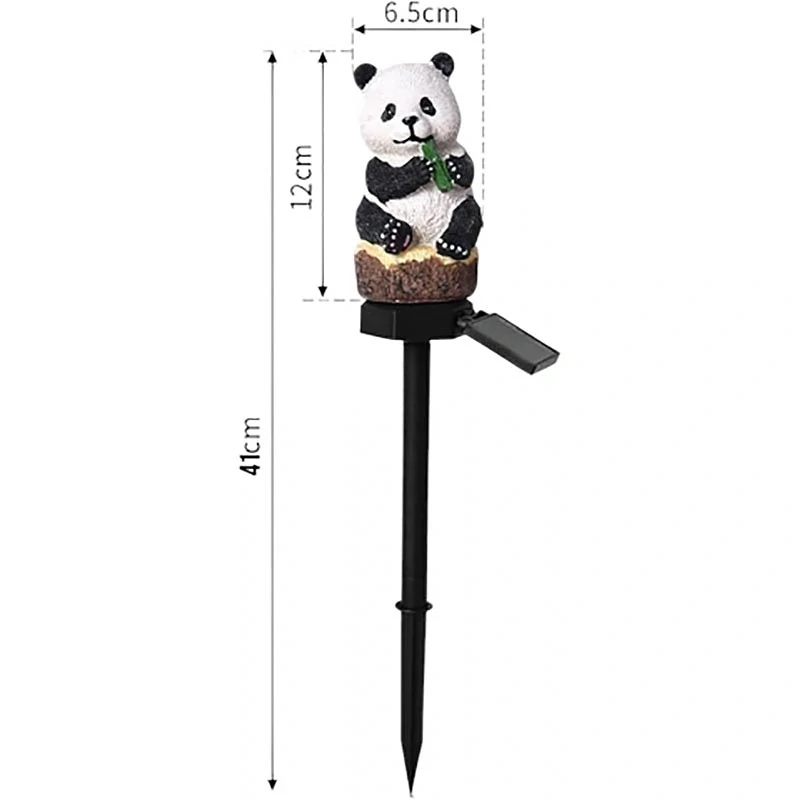 Solárna LED lampa Panda