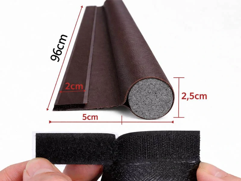Samolepiace tesnenie pod dvere proti prievanu 96cm hnedé