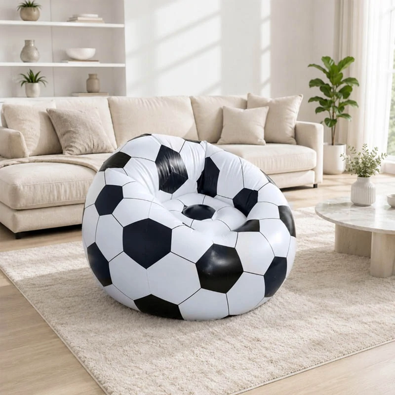 Nafukovacie kreslo futbalová lopta
