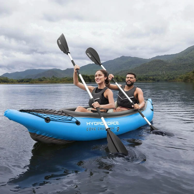 Nastaviteľné hliníkové pádlo na kajak, čln a SUP 230 cm