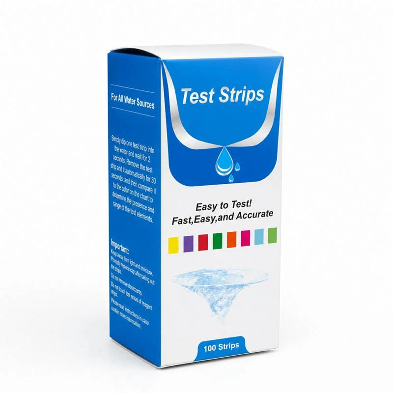 Tester kvality vody 2v1 s meraním pH a chlóru + 100 testovacích prúžkov 3v1