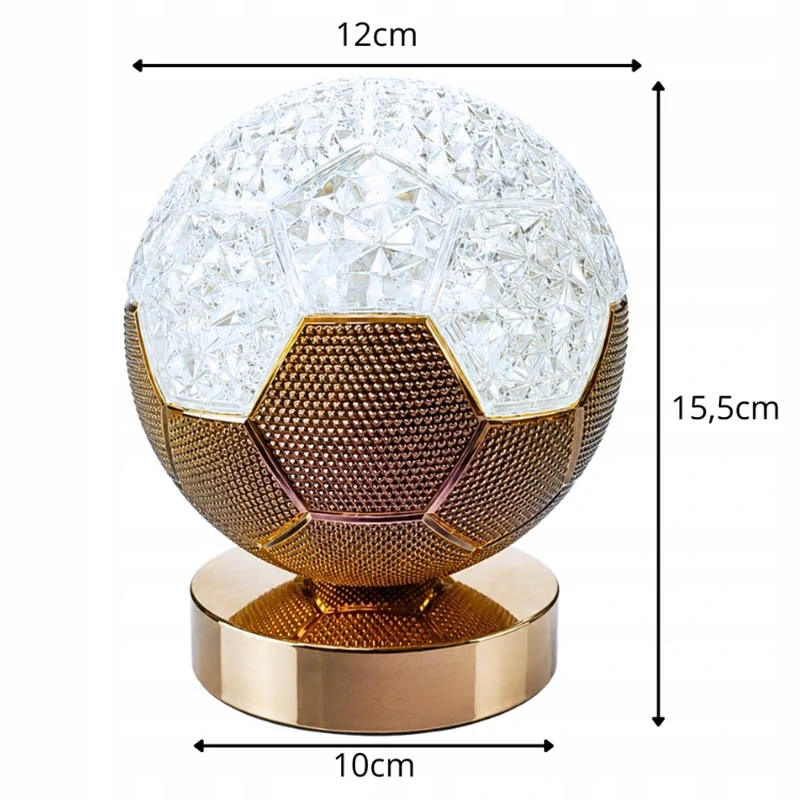 LED lampička futbalová lopta
