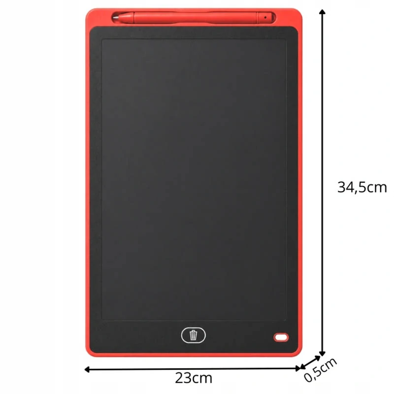 LCD tablet na kreslenie a písanie 16" červený