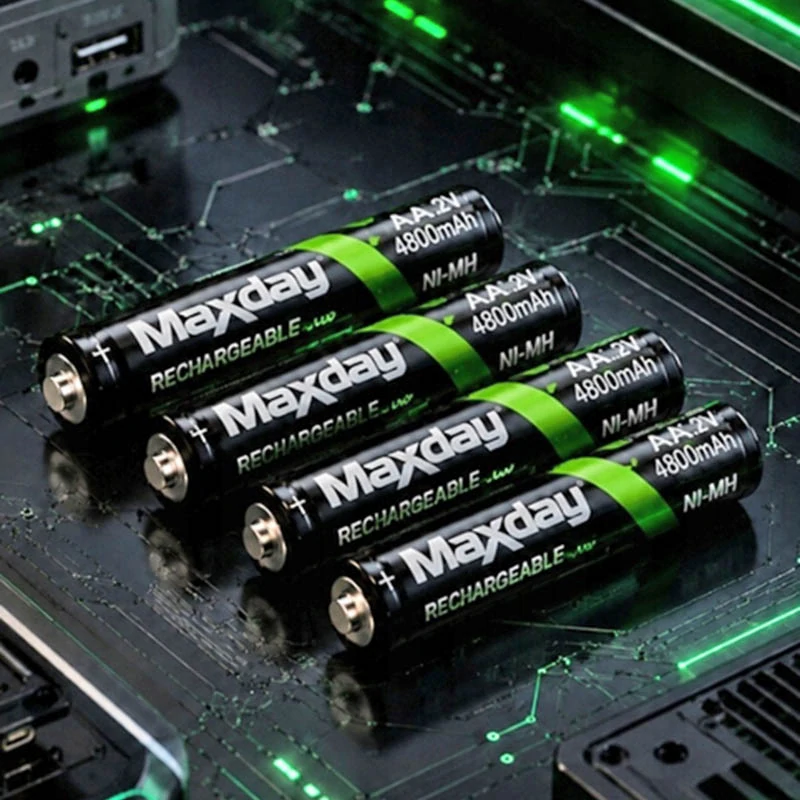 Nabíjateľné batérie AA 4800 mAh – sada 4 ks