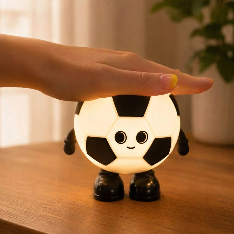 Nočná LED lampa Futbalová lopta
