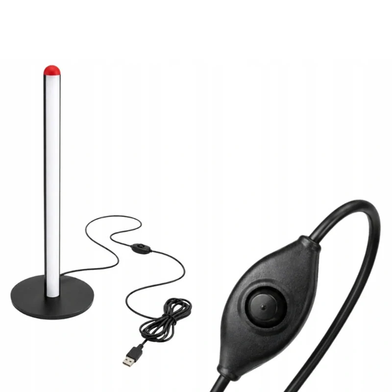 Stojaca LED lampa RGB 50 cm so 7 farbami osvetlenia