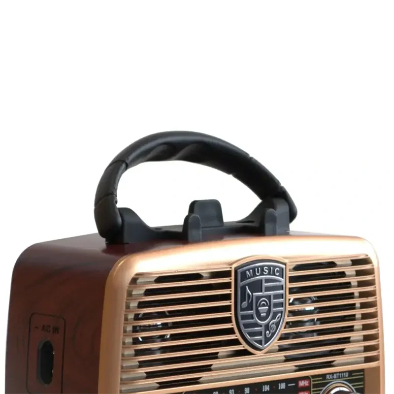 Solárne retro rádio HÖGLER® FM/AM/SW Bluetooth USB microSD