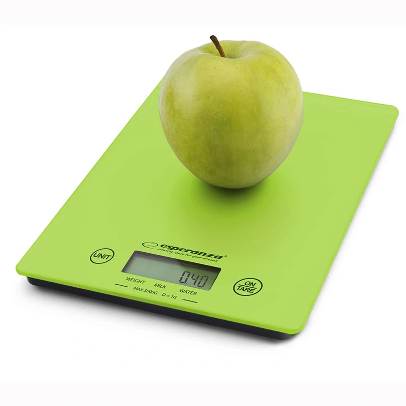 Digitálna kuchynská váha Esperanza LEMON Green do 5 kg