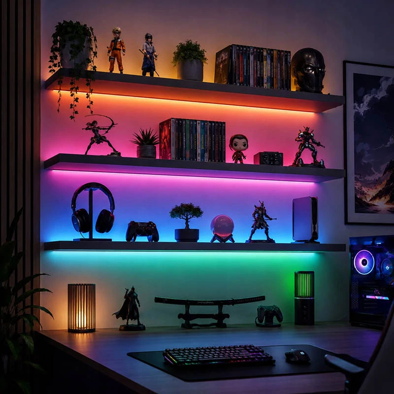 RGB IC LED pás 10 m s Bluetooth, aplikáciou a diaľkovým ovládaním