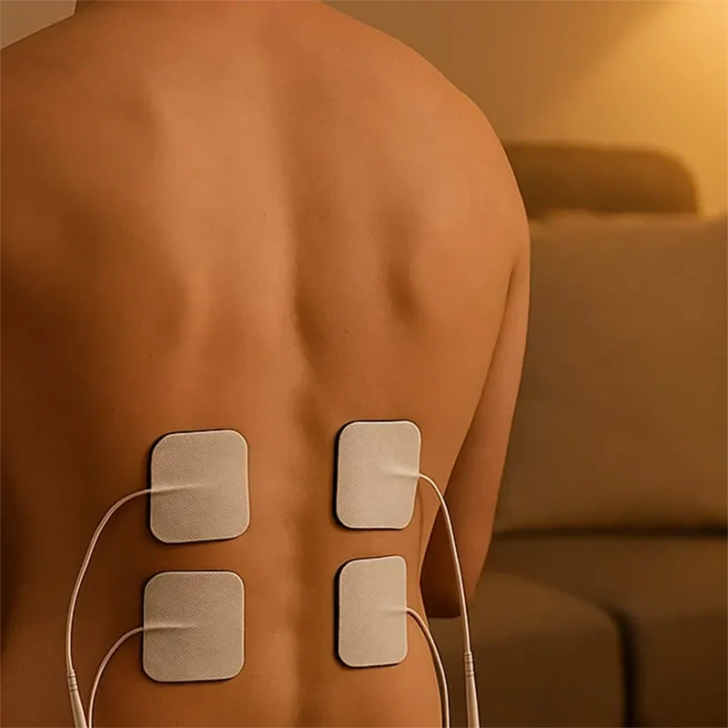 Gélové elektródy TENS a EMS 5 × 5 cm – 4 ks