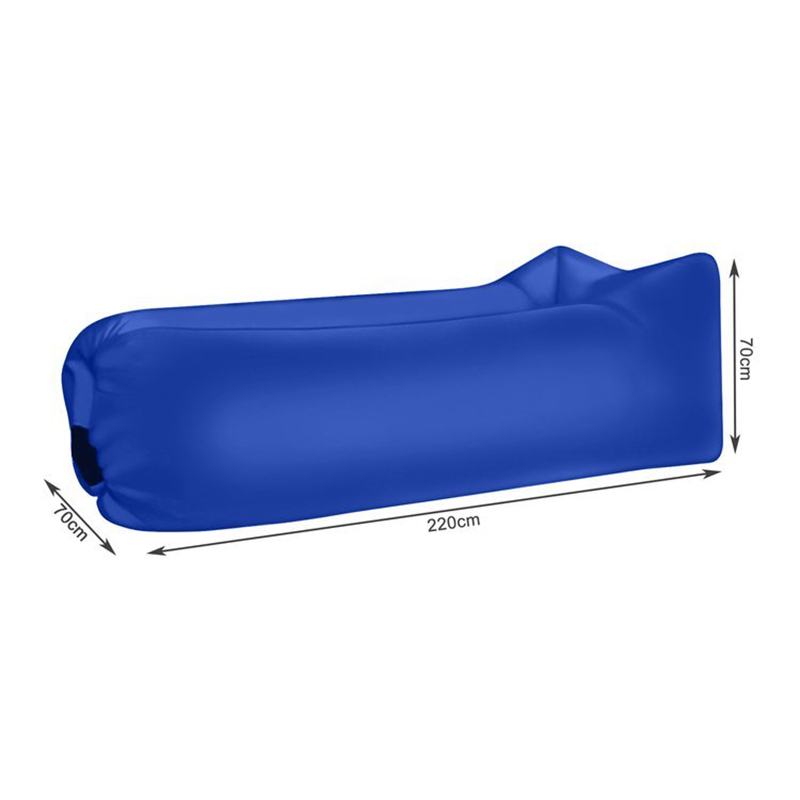 Lazy bag - Nafukovacia sofa modrá granátová