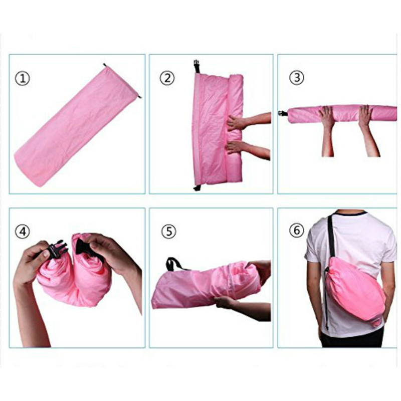 Lazy bag - Nafukovacia sofa ružová