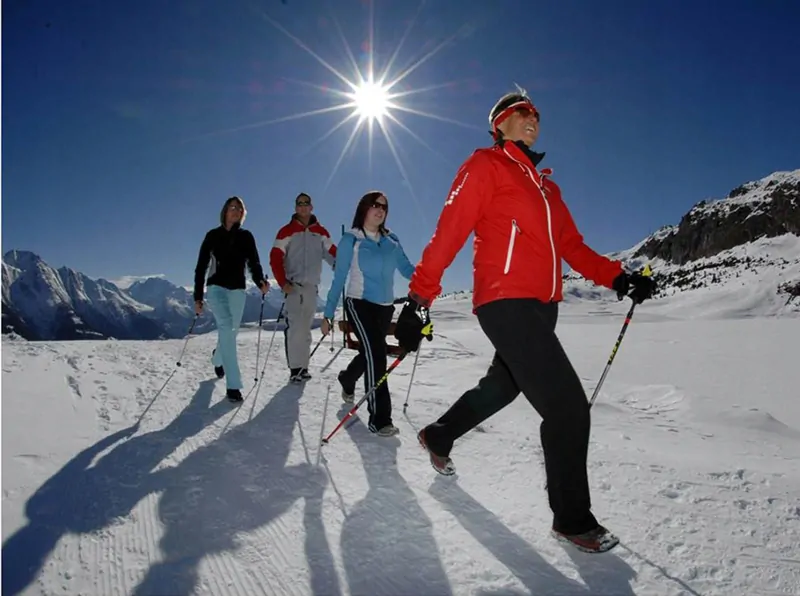 Teleskopická turistická palica Nordic červená