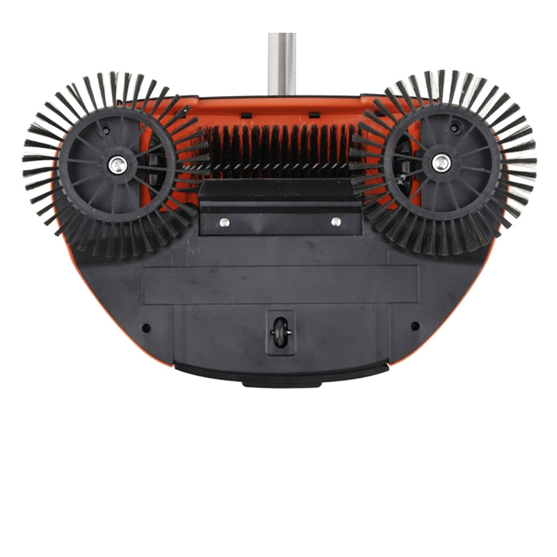 Mechanická rotačná metla červená
