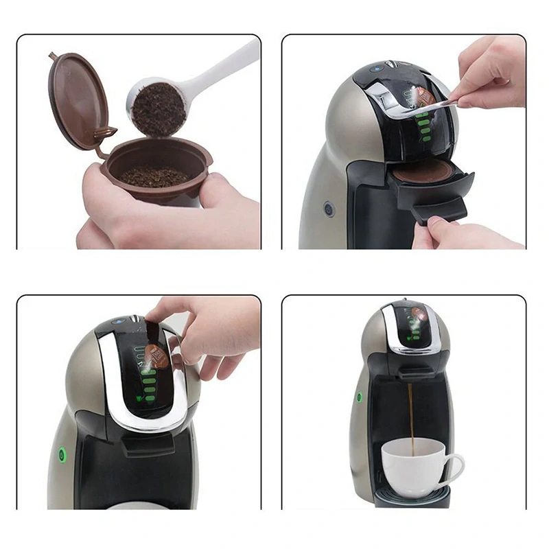 Kapsulky Dolce Gusto 5× s odmerkou a kefkou