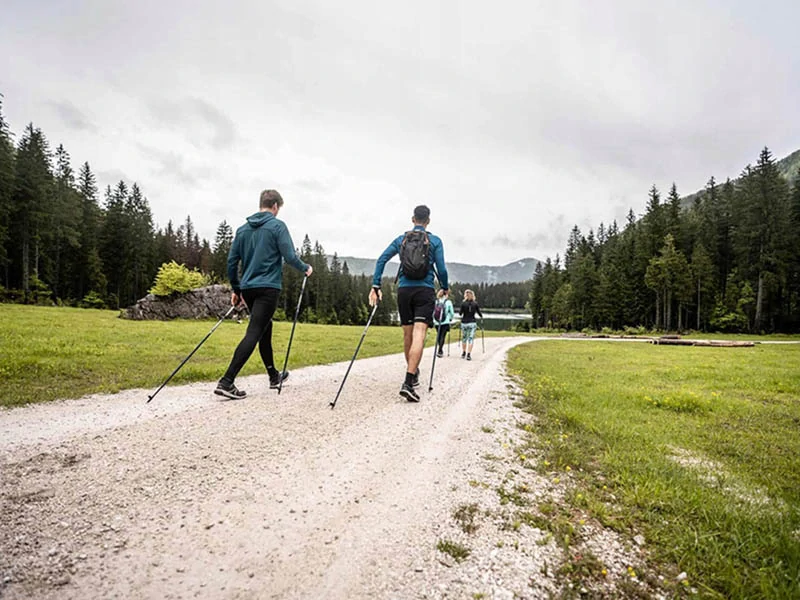 ENERGIA - Teleskopická turistická palica Nordic čierna 1ks