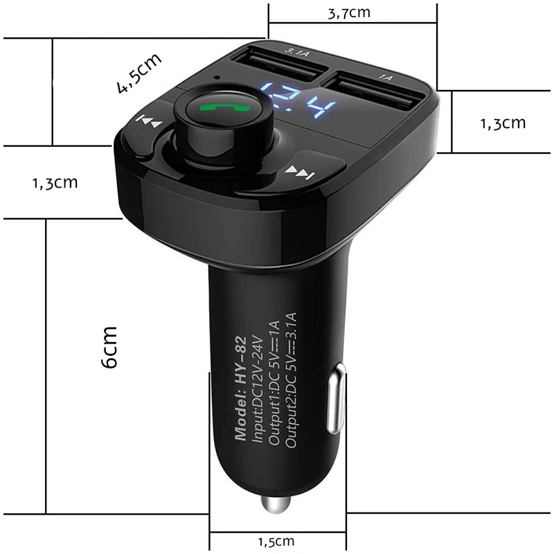 Transmitter + Nabíjačka 2 x USB