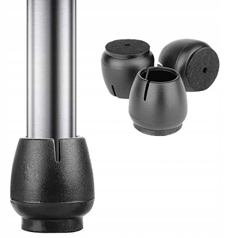 Podložky pod nábytok - násady na nohy 17-21mm 16ks čierne