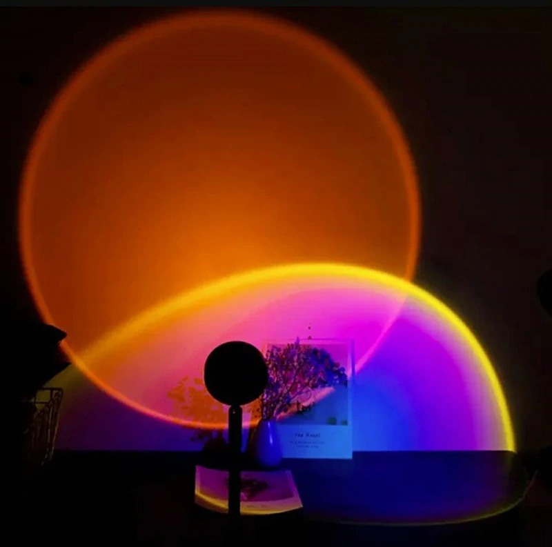 Lampa projektor západu slnka