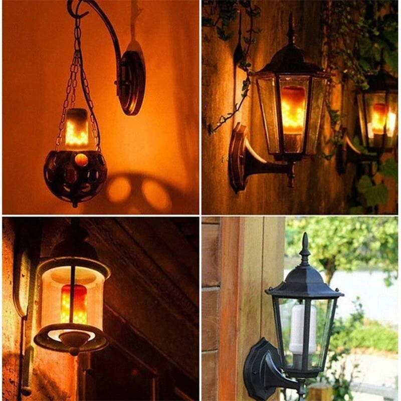 LED žiarovka s efektom plameňa E27 9 W
