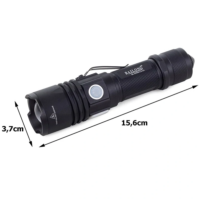 LED baterka Bailong W556 USB