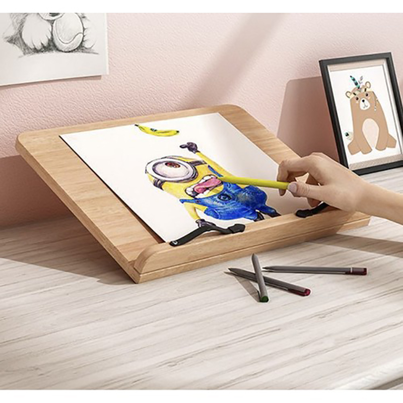 Stojan na notebook, knihu, tablet skladací bambusový