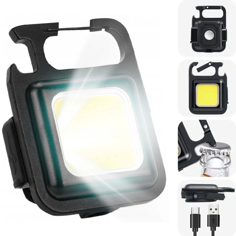 Prívesok multifunkčná baterka COB 36LED