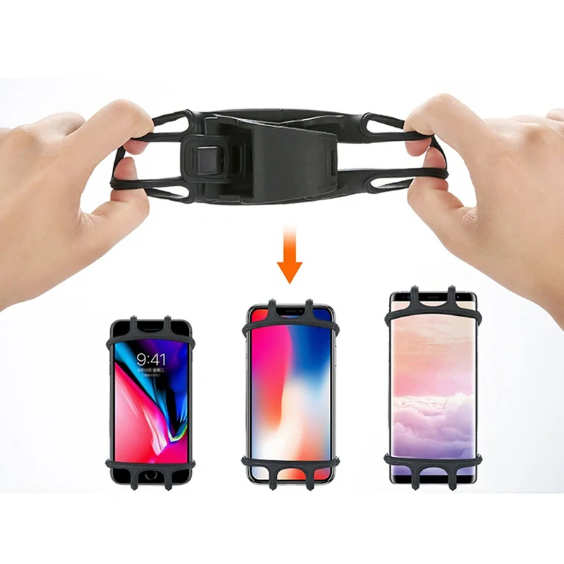 Silikónový držiak telefónu na bicykel