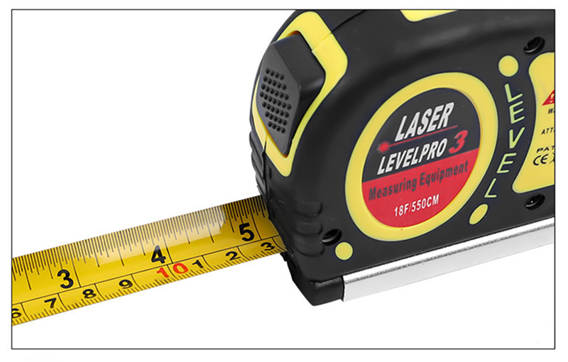 Laser Level Pro 3 s vodováhou a metrom 5,5m
