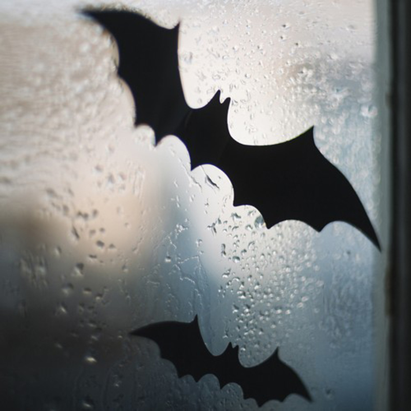 Halloweenska dekorácia Netopiere 3ks
