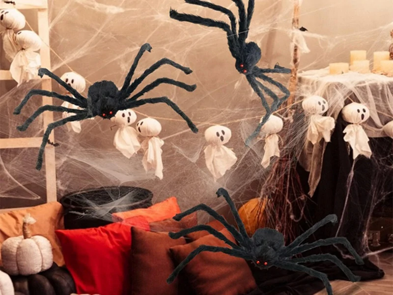 Halloweenska dekorácia Pavúk 90cm