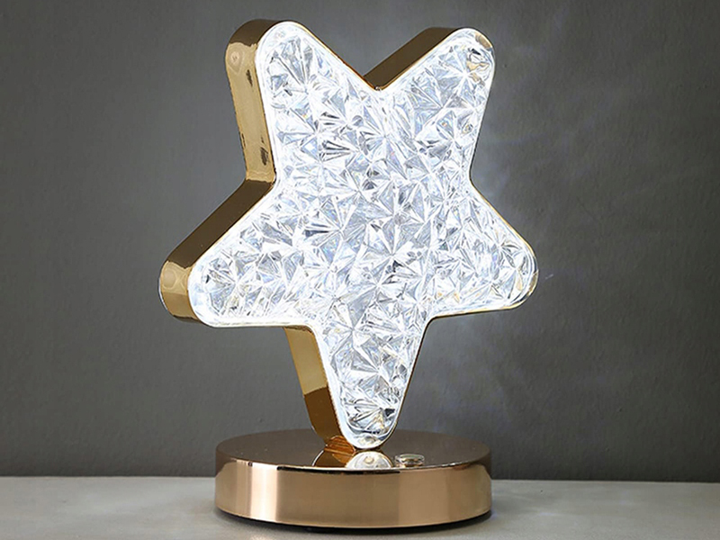 Stolná LED lampa Hviezda RGB 17cm USB