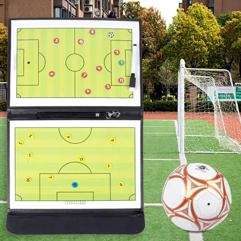 Taktická trénerská tabuľa na futbal