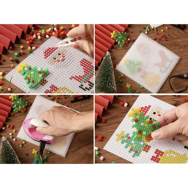 Korálky na žehlenie vianočné 6000 ks s formami
