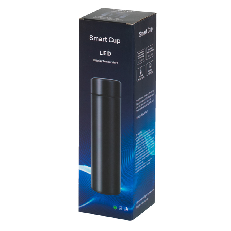 Smart termo hrnček LED 500ml zlatý