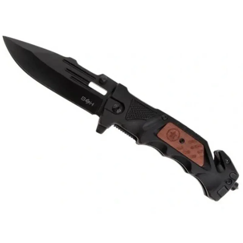 Záchranársky nôž vreckový N-389B 23/10cm