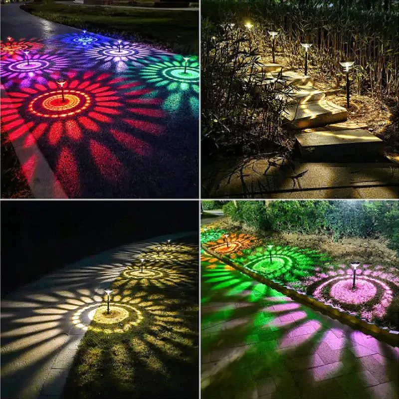 Záhradná solárna LED lampa Ufo 2ks