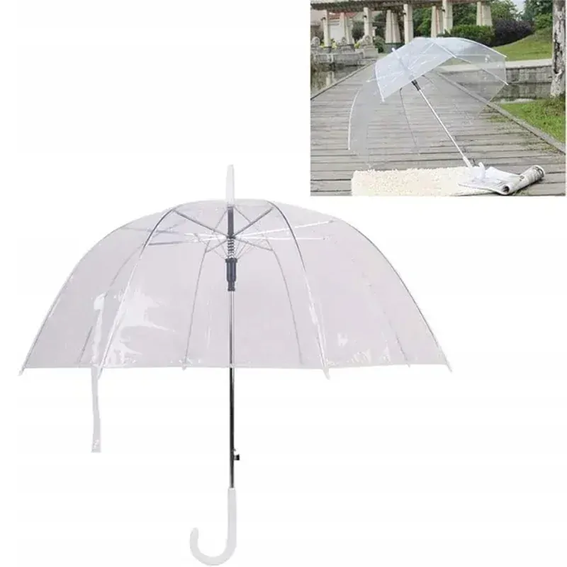 Dáždnik transparentný automatický 95cm