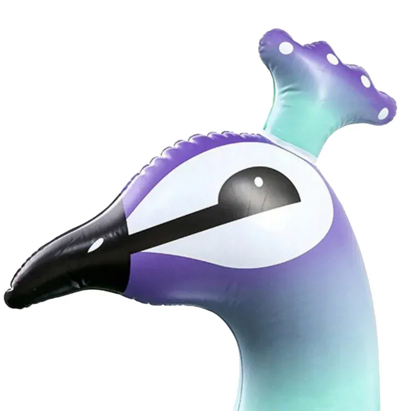 Detské plávacie koleso s otvormi pre nohy 60cm Páv