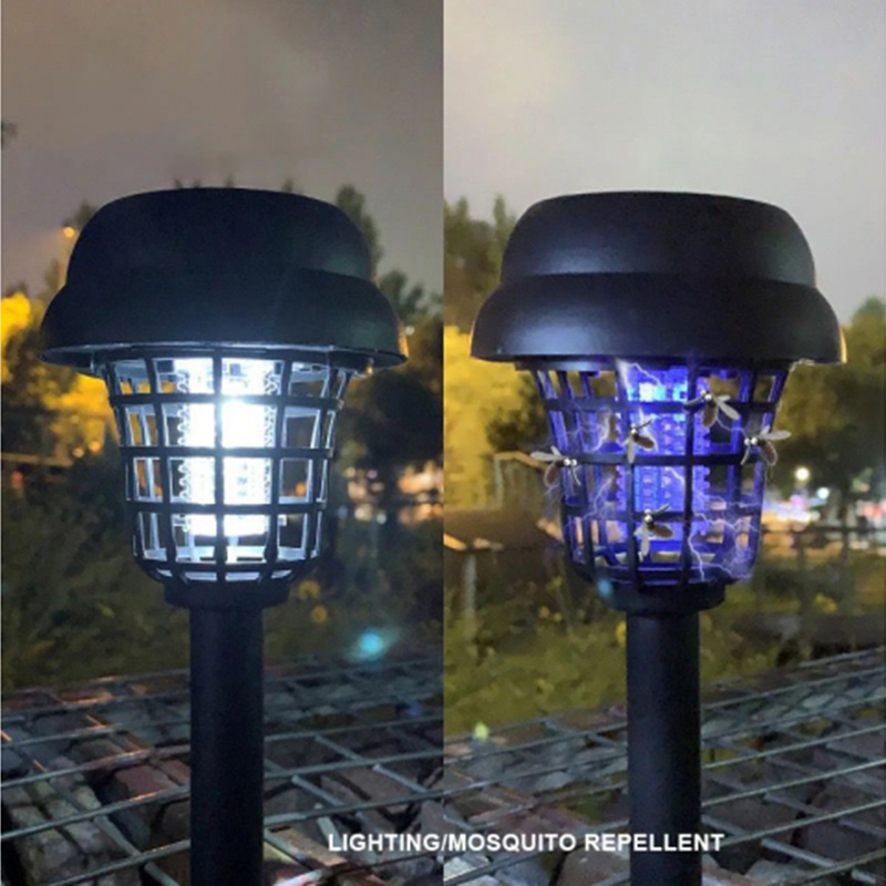 Solárna lampa s odpudzovačom hmyzu