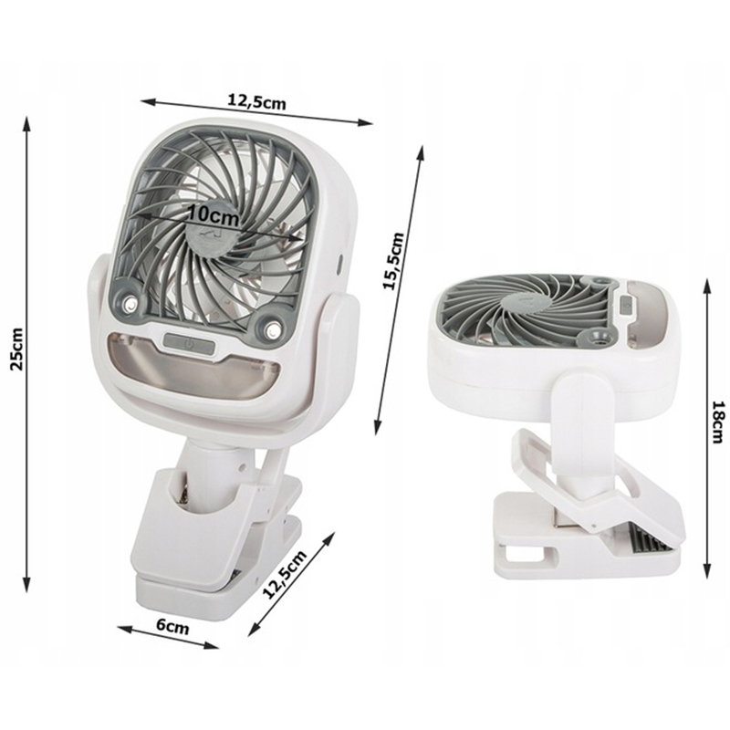Stolný RGB ventilátor so zvlhčovačom 2v1