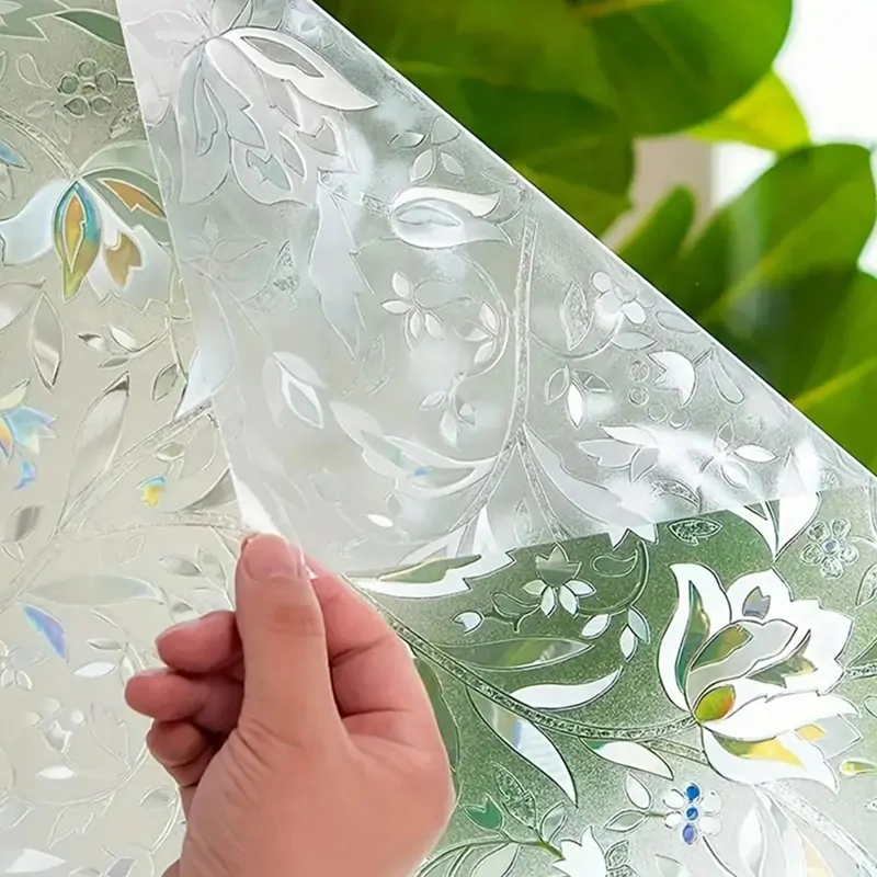 Dekoratívna lepiaca fólia na okno Kvety 200x45cm