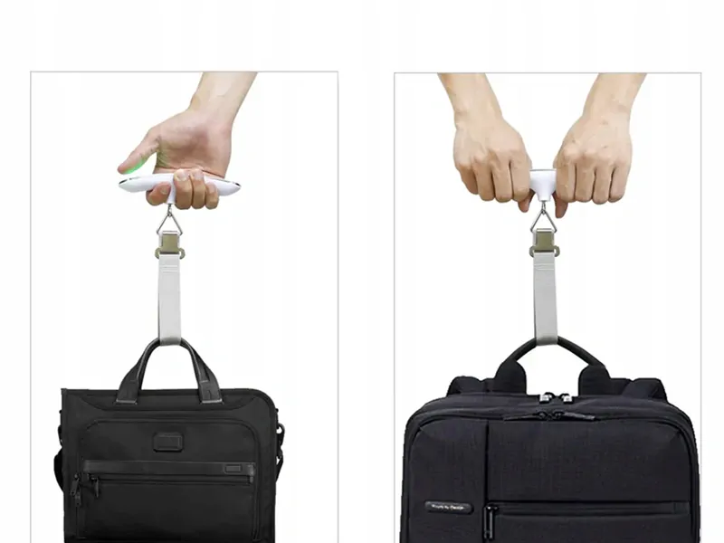 Digitálna závesná váha na batožinu 4-Travel do 50 kg, oranžová