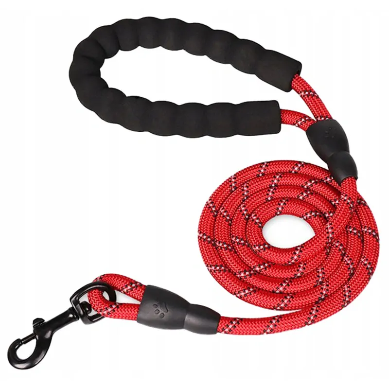 Vodítko pre psa 120cm červené